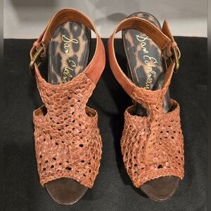 Sam Edelman Women's Brown and Tan Sandals SZ 8.5